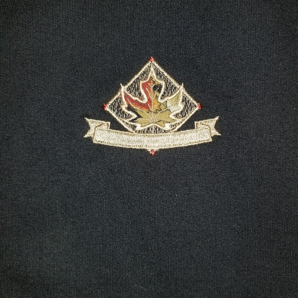 Cityscape Black Vest Autumn Leaf Print Detail - Picture 4 of 5